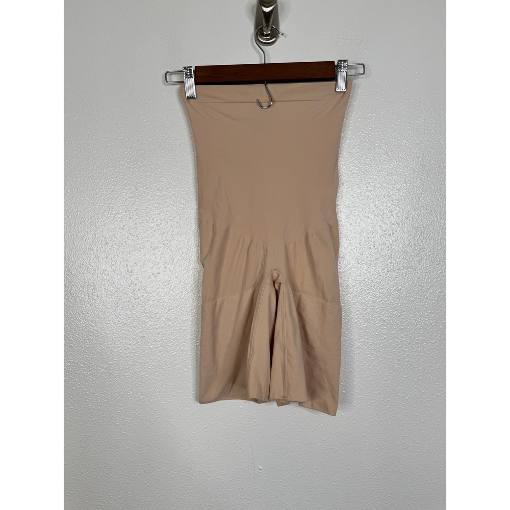 Spanx OnCore High-Waisted Mid-Thigh Short Beige Nude‎ Shapewear Womens XL SS1915